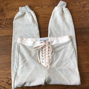 Highwaisted joggers Endless Rose sweatpants tie up